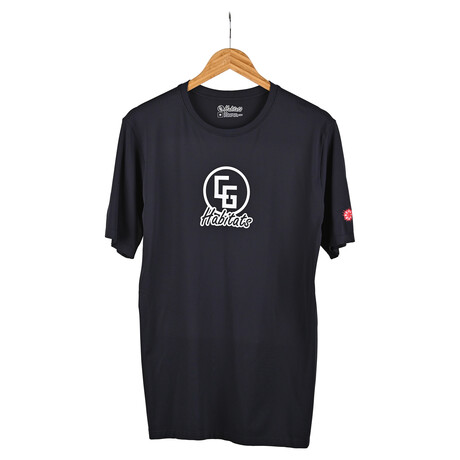 Habitats Logo Tech T-Shirt // Black (S)