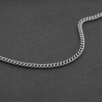 Minimal Chain Necklace // Silver