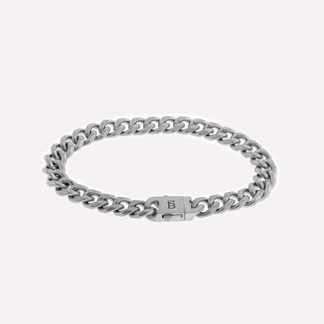 Valence Vic Chain Bracelet // Silver (S)