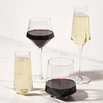 Seneca Crystal Wine Glasses // Set of 2