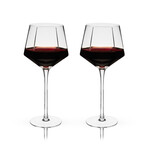 Seneca Crystal Wine Glasses // Set of 2