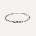 Svelte Stephen Chain Bracelet // Silver (M)