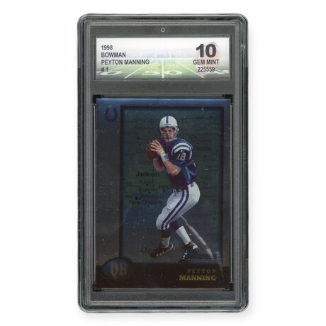 Peyton Manning //1998 Bowman // Rookie Card // DGA 10 Gem Mint