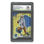 Justin Herbert // 2021 Panini Mosaic Reactive Yellow Prizm // DGA 10 Gem Mint