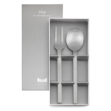 Stile Ice By Pininarina Serving Set // 2 Pcs. // Gift Box Included