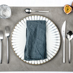 Due Flatware Set //  20 Pieces (Stainless Steel)