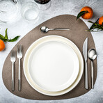 Due Flatware Set //  20 Pieces (Stainless Steel)