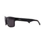 Ferragamo Mens SF960S 001 Square Sunglasses // Black + Gray