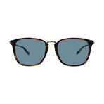 Ferragamo Mens SF910S 216 Pilot Sunglasses // Havana  + Blue