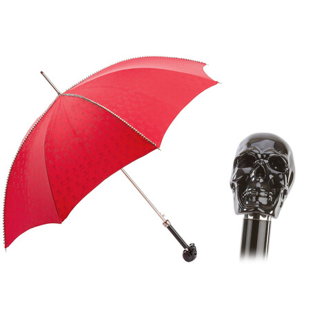 Studs and Skulls Umbrella // Red