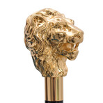 Iconic Golden Lion Umbrella // Gold