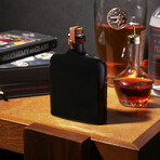 Irving Nautilus Ceramic Flask // Black