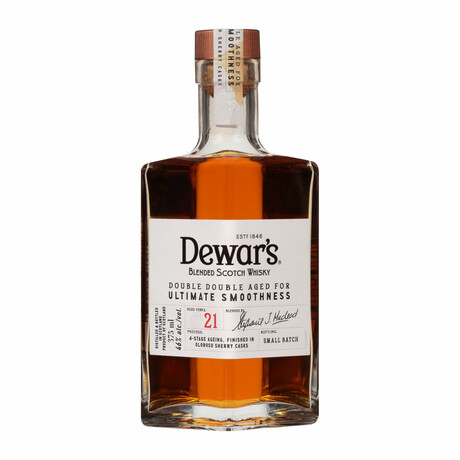Dewar's Blended Scotch Double Aged 21 Year // 750 ml