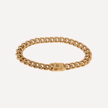Valence Vic Chain Bracelet // Gold (S)