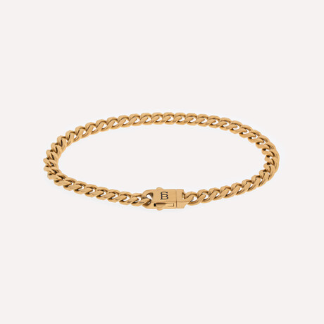 Svelte Stephen Chain Bracelet // Gold (S)