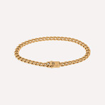 Svelte Stephen Chain Bracelet // Gold (L)