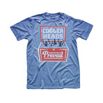 Cooler Heads T-Shirt // Triblend Royal (2XL)