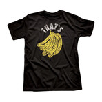 That S Bananas T-Shirt // Black (3XL)
