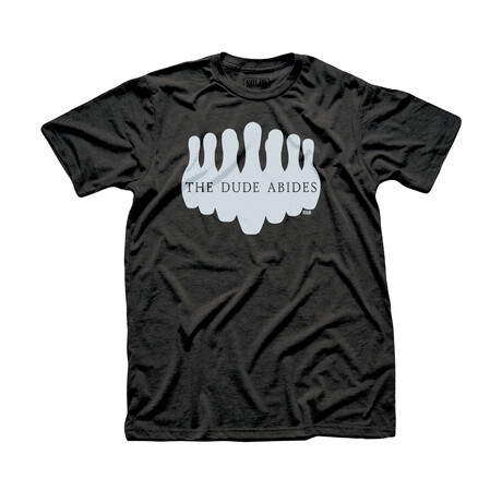 The Dude Abides T-Shirt // Dark Charcoal (XS)