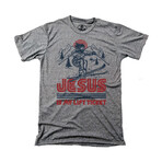 Jesus Is My Lift Ticket T-Shirt // Triblend Gray (XL)