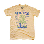 Photosynthesis Is Fun T-Shirt // Triblend Gold (L)