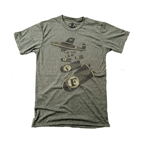 F Bombs T-Shirt // Triblend Olive (XS)
