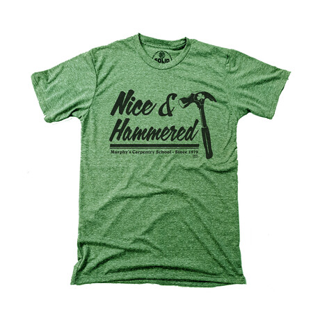 Nice Hammered T-Shirt // Triblend Kelly (XS)