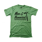 Nice Hammered T-Shirt // Triblend Kelly (L)