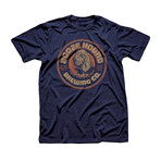 Boozehound Brewing Co T-Shirt // Navy (XL)