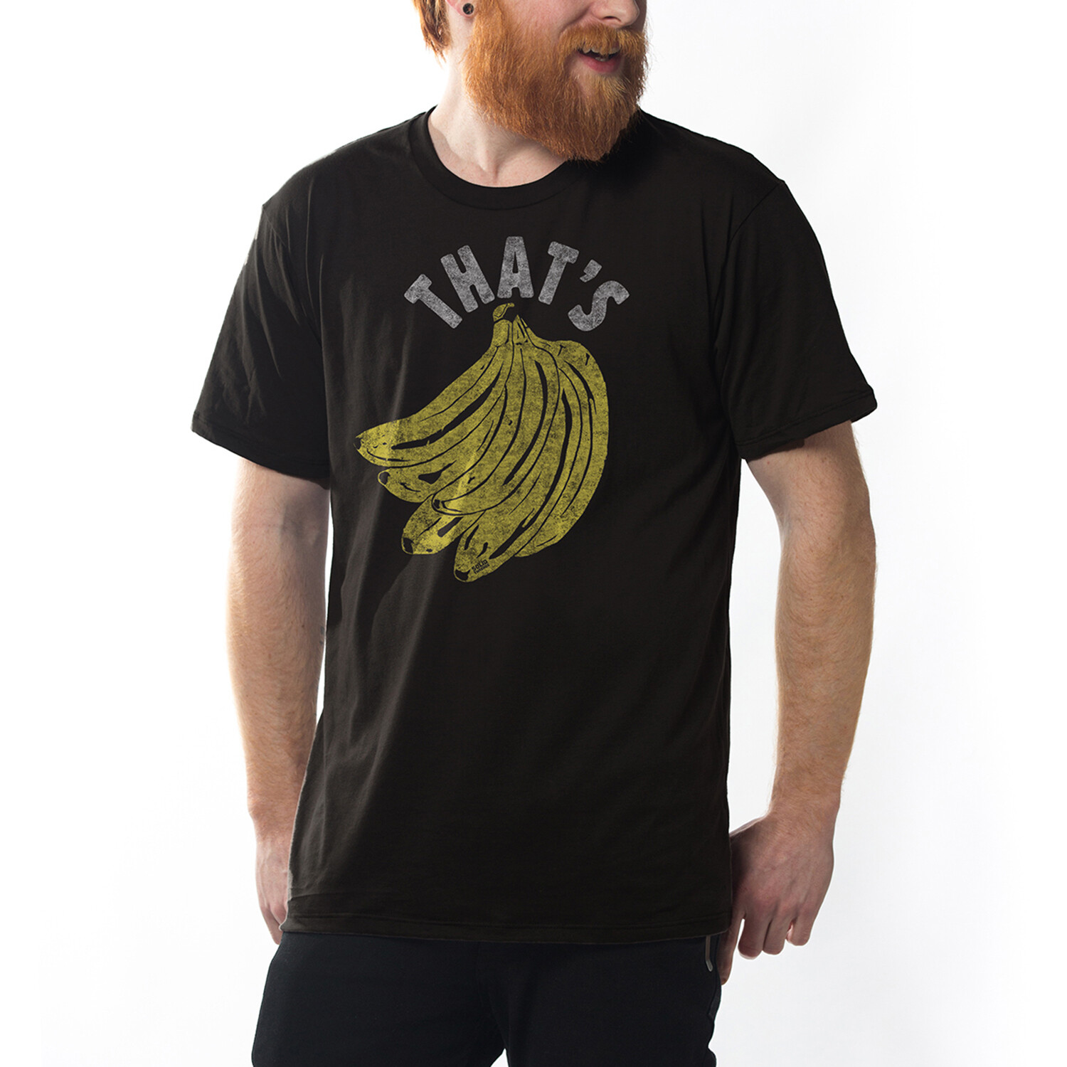 That S Bananas T-Shirt // Black (S) - Solid Threads Graphic Tees ...