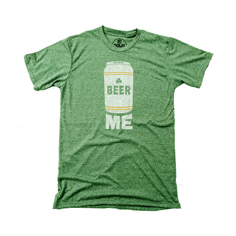Beer Me T-Shirt // Triblend Kelly (XS)