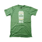 Beer Me T-Shirt // Triblend Kelly (L)