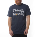 Thirsty Thursday T-Shirt // Navy (M)