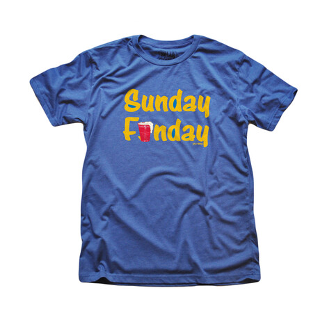 Sunday Funday T-Shirt // Royal (XS)