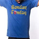 Sunday Funday T-Shirt // Royal (XL)