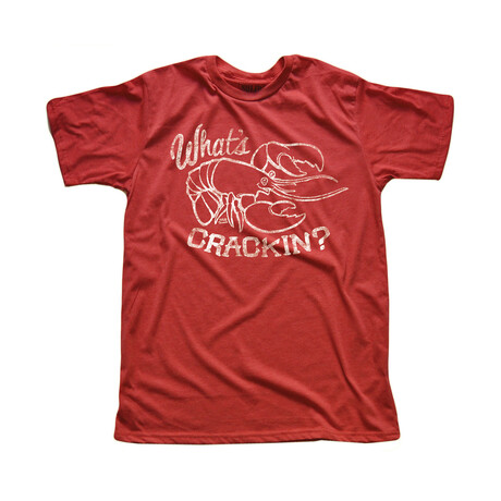 What S Crackin T-Shirt // Red (XS)