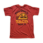 Feels Good To Taco Bout It T-Shirt // Red (3XL)