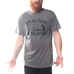 It S All Good In The Woods T-Shirt // Triblend Gray (XS)