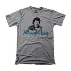 All Night Long T-Shirt // Triblend Gray (3XL)