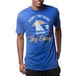 Don T Try Hard Try Easy T-Shirt // Royal (M)