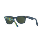 Ray-Ban Unisex Wayfarer Sunglasses // Urban Camoflauge + Gray-Silver Mirror