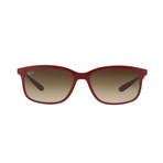 Ray-Ban Unisex Liteforce Sunglasses // Gloss Amaranth + Gradient Brown