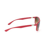 Ray-Ban Unisex Liteforce Sunglasses // Matte Amaranth + Gradient Brown