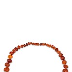 Amber Beaded Necklace // 30" // Pre-Owned