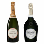 Laurent-Perrier Blanc de Blancs Brut Nature 750 ml + Laurent-Perrier La Cuvee Brut 375 ml Half Bottle // 2 Bottle Set