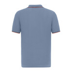 Tricot Tipped Polo // Baby Blue (S)