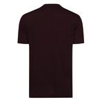 Tricot Solid Polo // Damson (L)