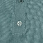 Tricot Tipped Polo // Light Green (L)