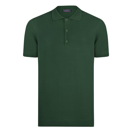 Tricot Solid Polo // Green (S)