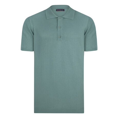 Tricot Solid Polo // Light Green (S)